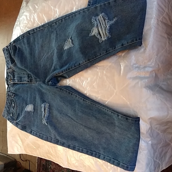 SHEIN Distressed denim jeans - Picture 1 of 4